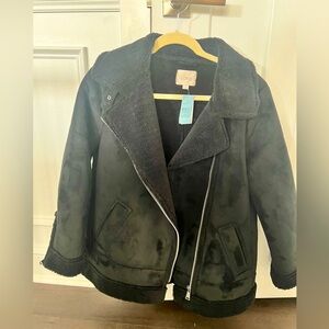 Loft- Suede and Sherpa winter jacket